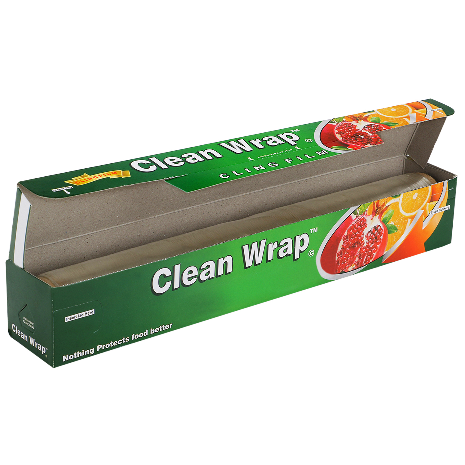 Buy Clean Wrap Cling Film Plastic Wrap (30 MTR) Pack of 3 Online ₹139