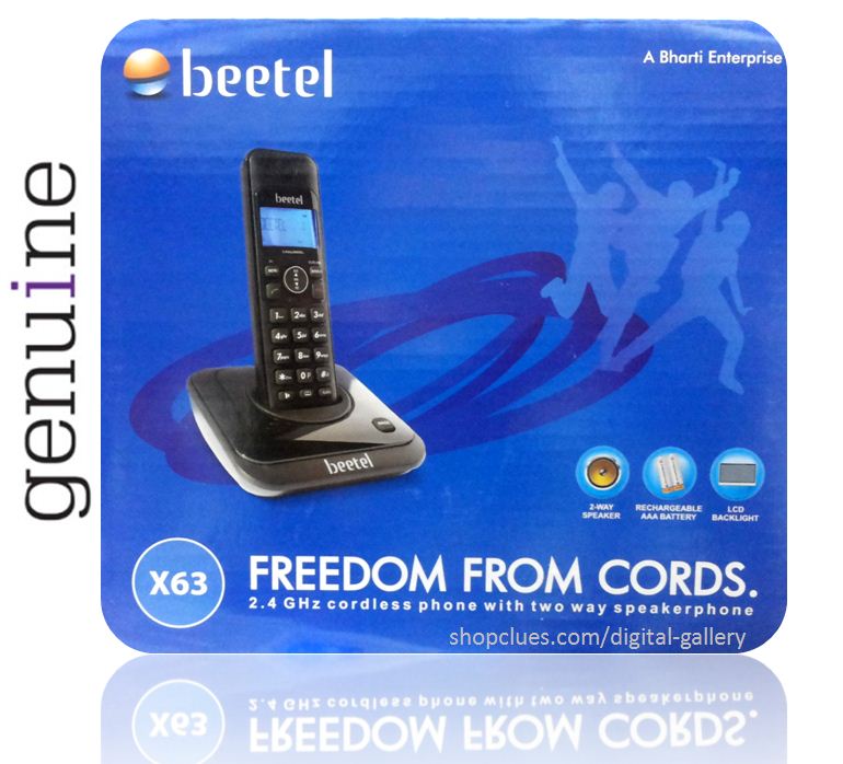 Buy Online Beetel Cordless X63 Landline Phone For MTNL BSNL Airtel