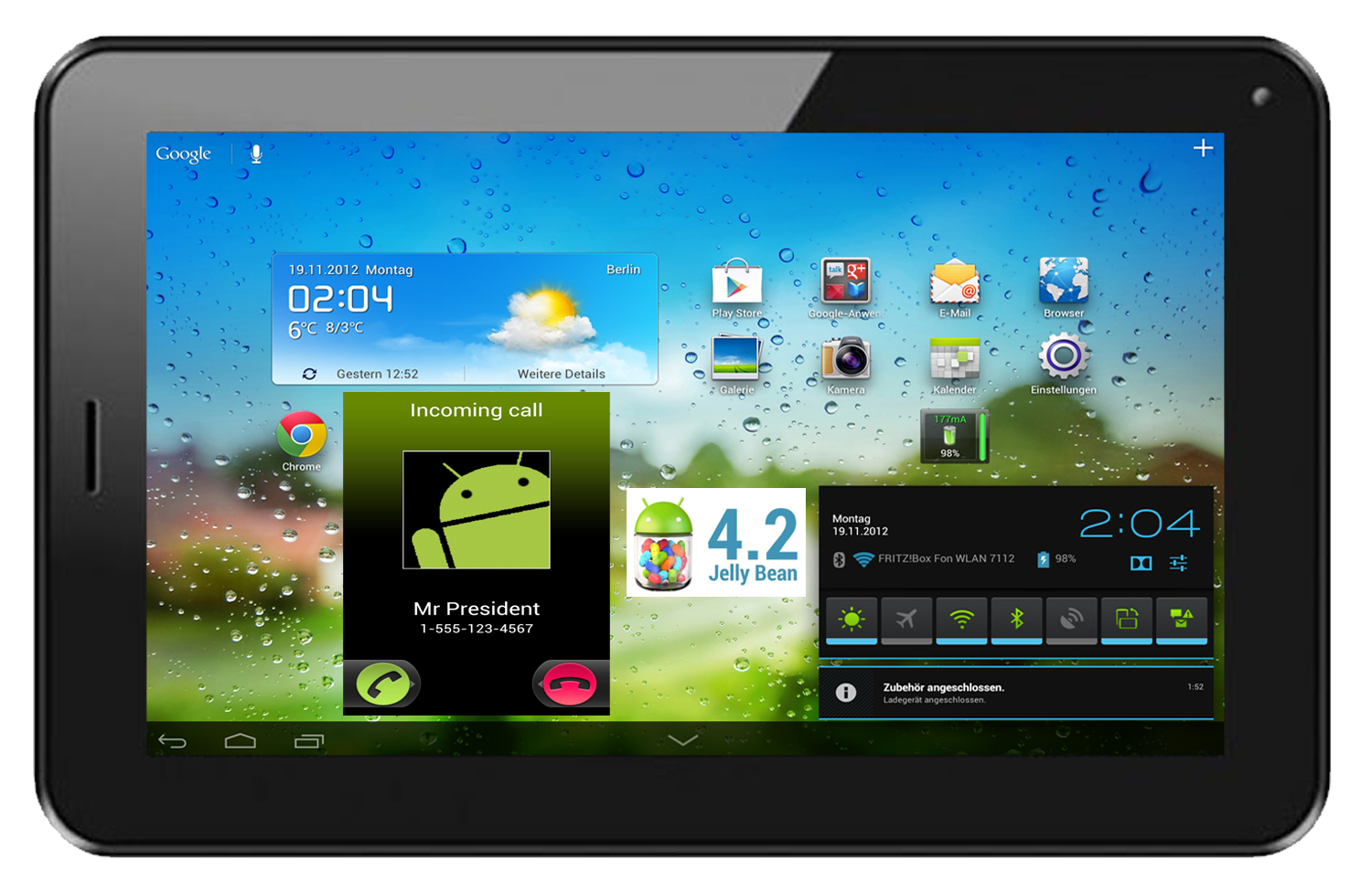 Vox New V101 Calling Tablet With Android 4.2 Quad Core At Best Prices 