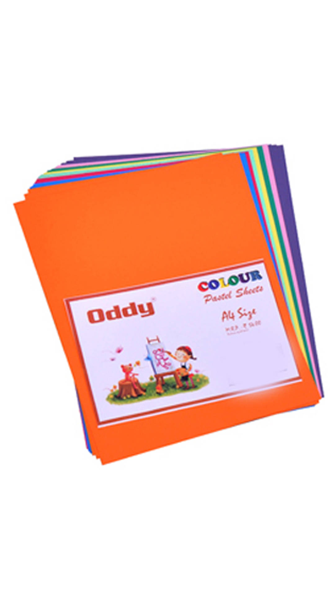 Buy Oddy Double Side Pastel Color Sheets 3 Sheets X 8 Colors A/4 Size