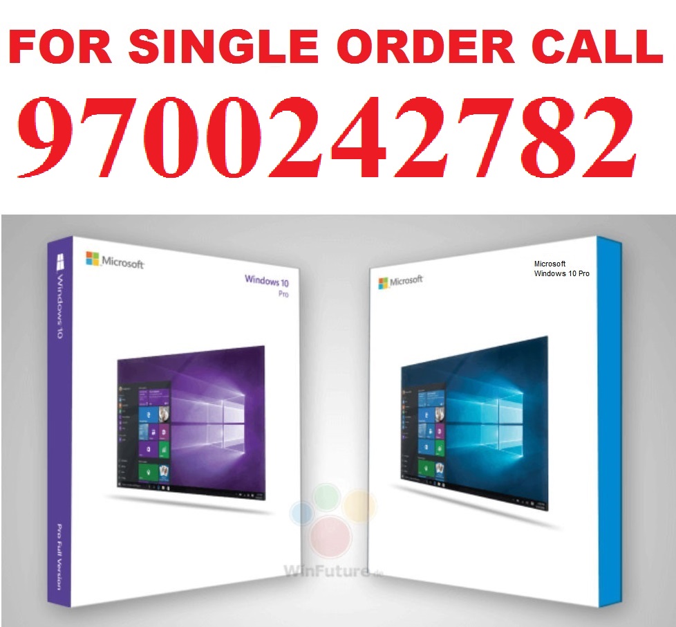 Microsoft Windows 10 Professional Genuine Retail Box Pack With Genuine