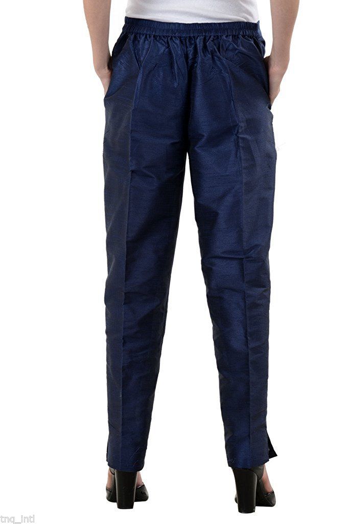 navy blue cigarette pants