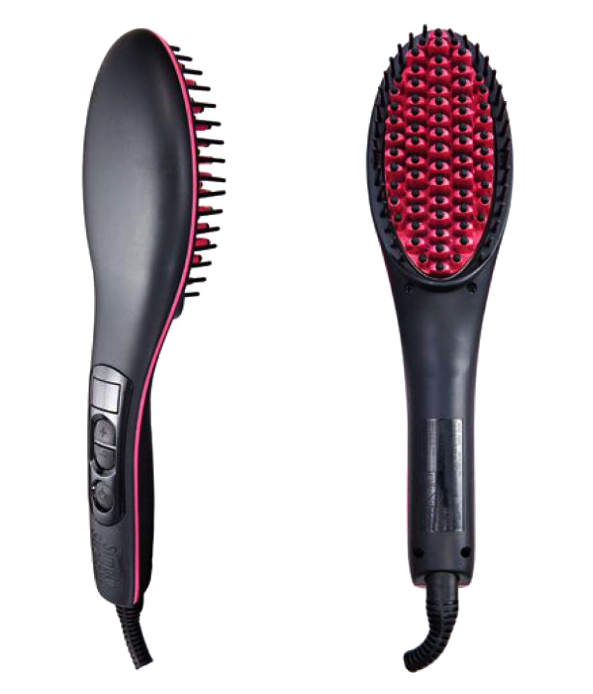 Buy IBS Simply Straight Brush 2 in 1 Straightning Hair Straightener ...