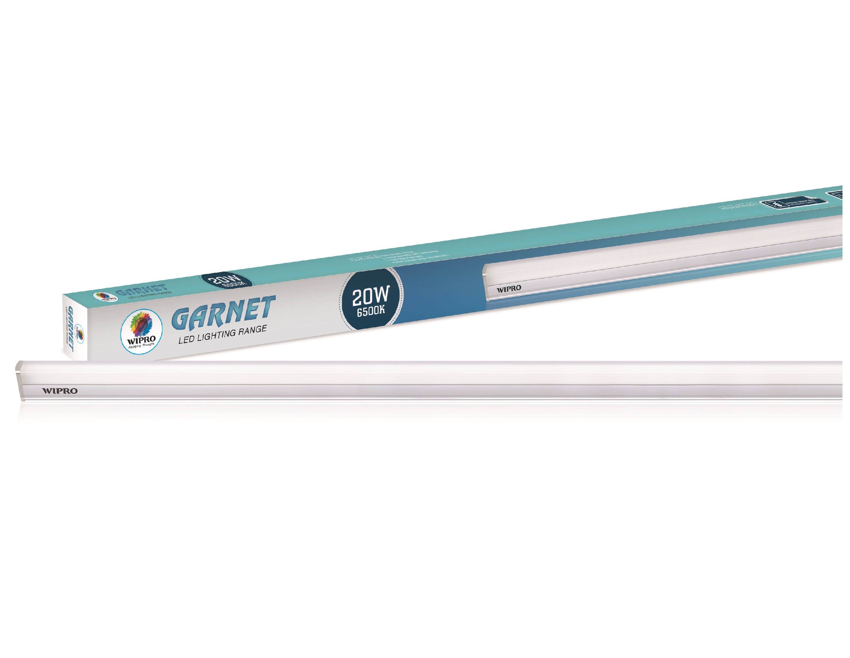 Buy Wipro 20W 4 Feet LED Batten 6500K (Cool Day Light) Online @ ₹470 ...