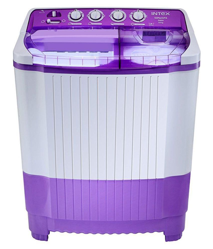 Intex 8.0 Kg SA80LV Semi Automatic Top Load Washing Machine , Washing