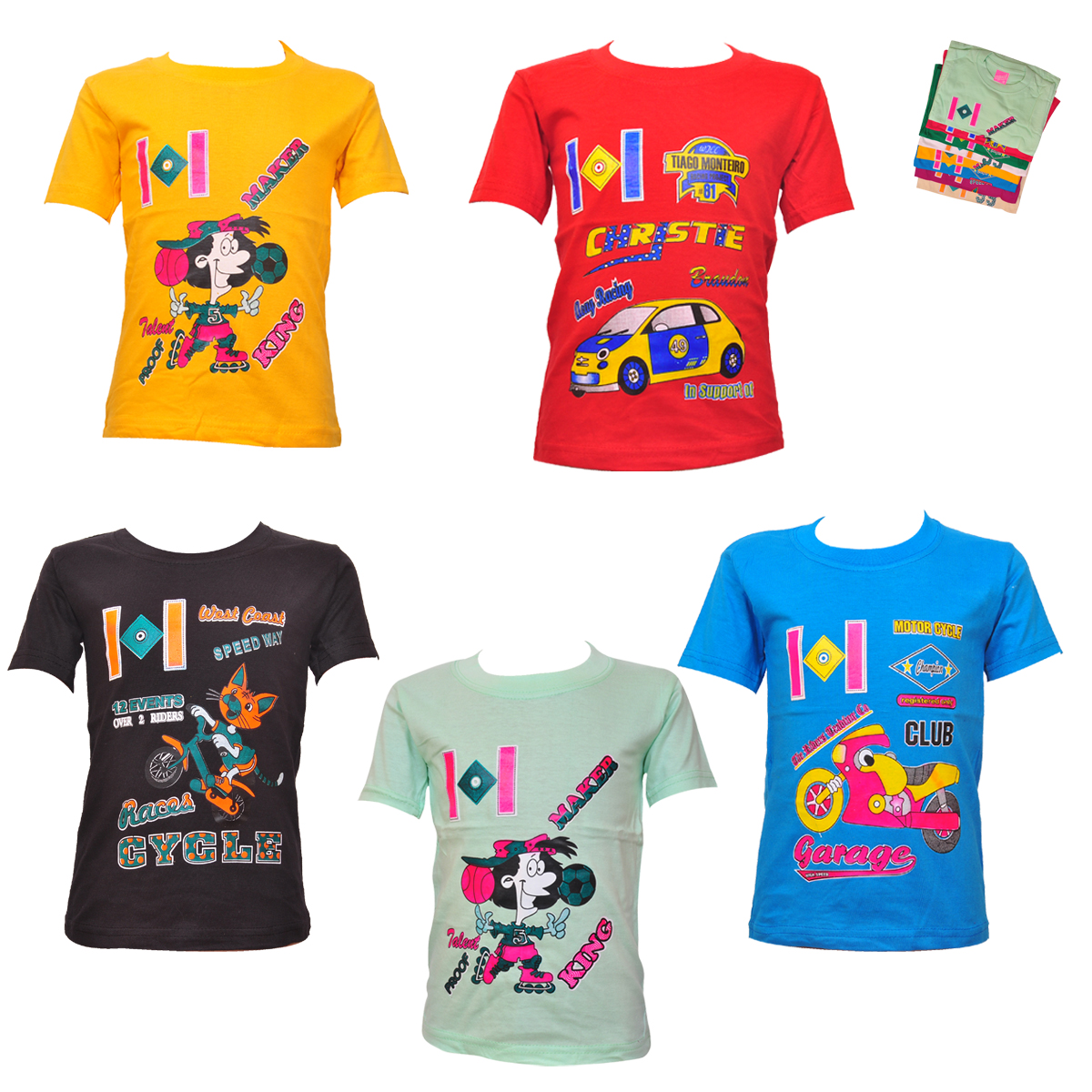 New stylish  Kids Zone Printed T-Shirt in Blended Stuff main image 1
