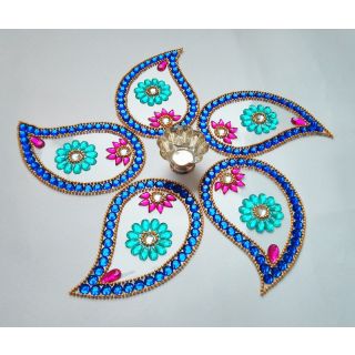 Shop Kundan Rangoli mango shape_Wedding Special Online - Shopclues