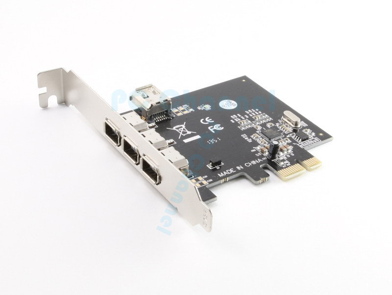 PCIE PCIE FIREWIRE IEEE 1394 3+1 4 PORT EXPRESS CARD WORKS WITH WIN 7