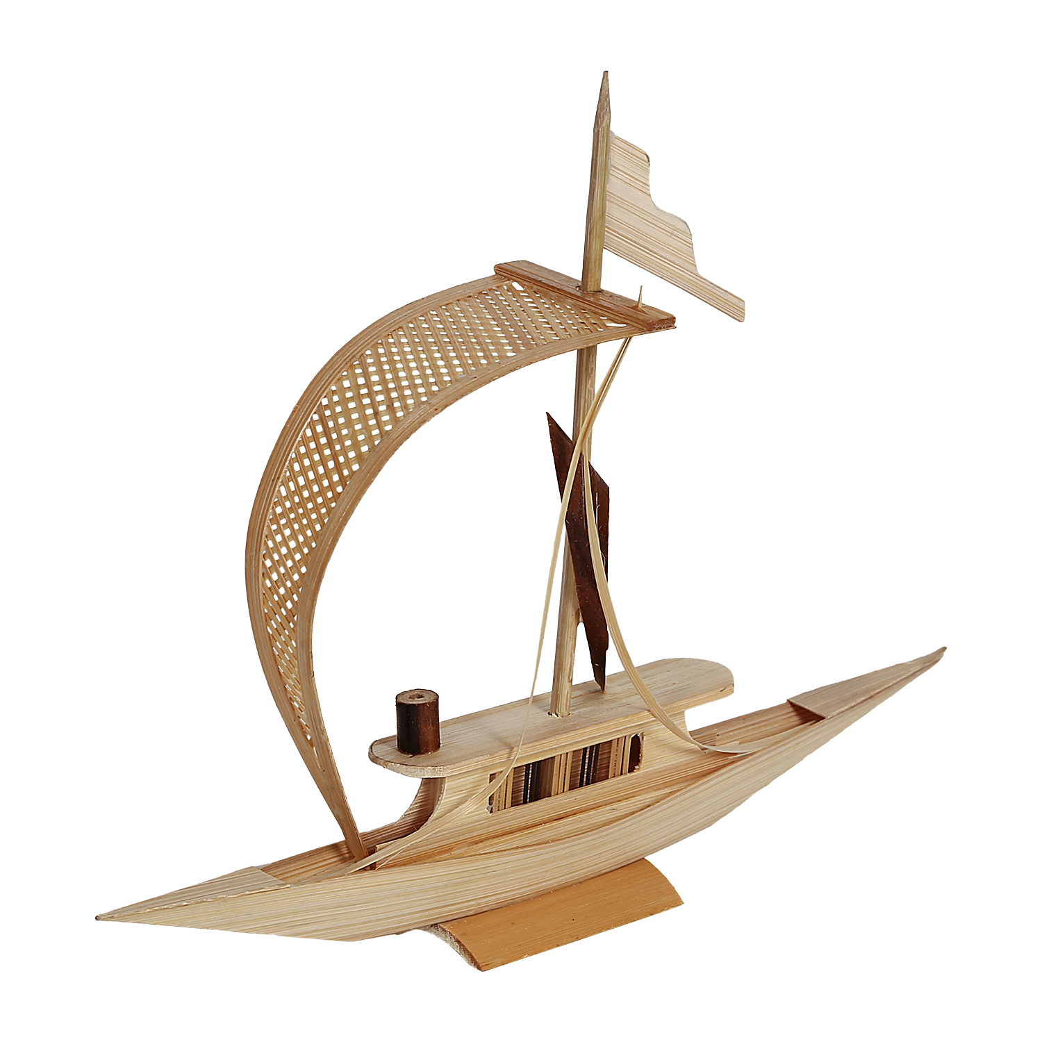 Buy Adhrit Handmade Bamboo Ship Online @ ₹370 from ShopClues