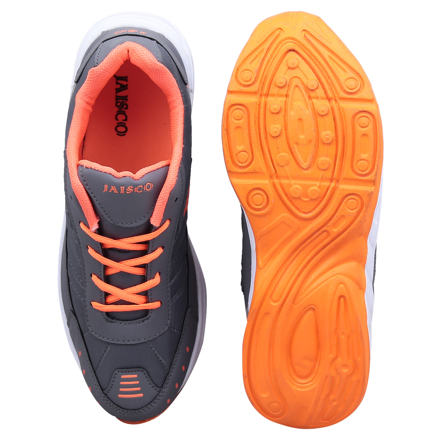 Buy Smartwood Gray Orange Mesh EVA Lace Up Training Shoes For Men ...