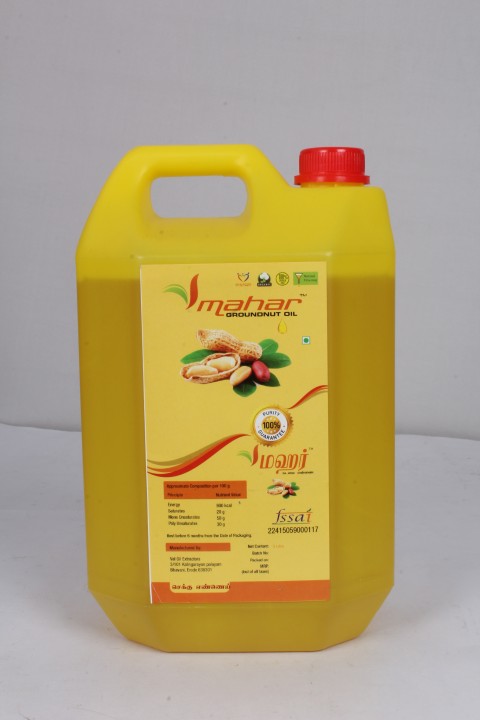 Buy Organic Groundnut Oil - 5 Litre Online @ ₹1100 from ShopClues