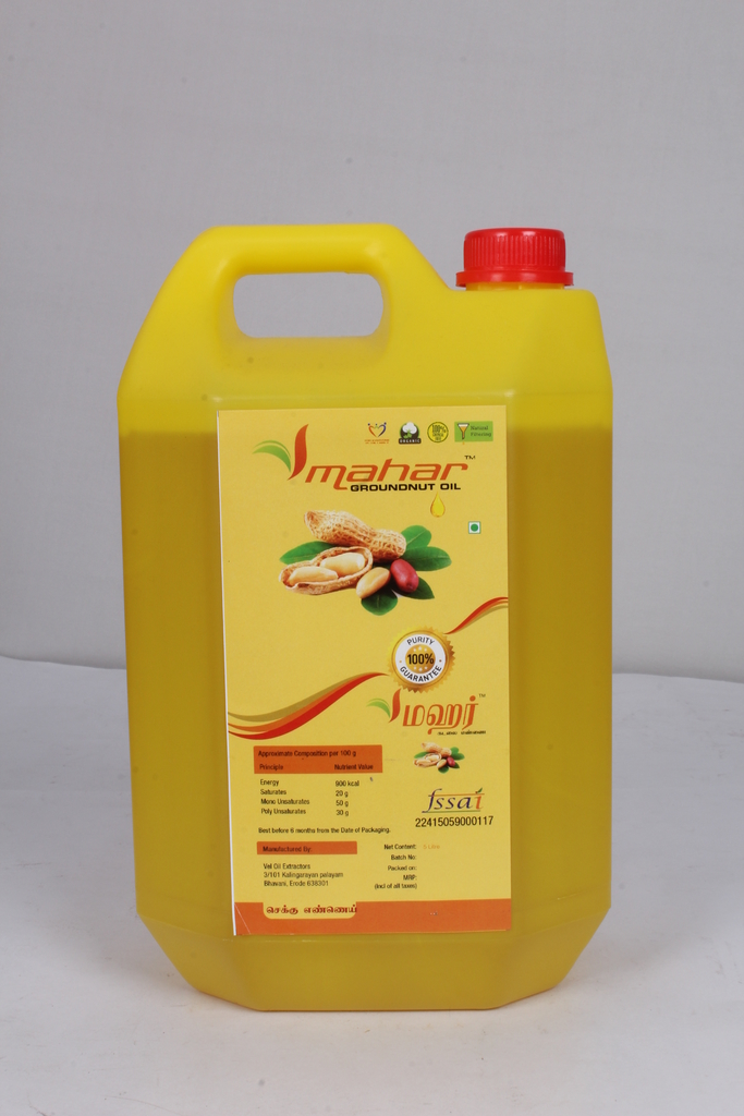 Buy Organic Groundnut Oil 5 Litre Online ₹1100 from ShopClues