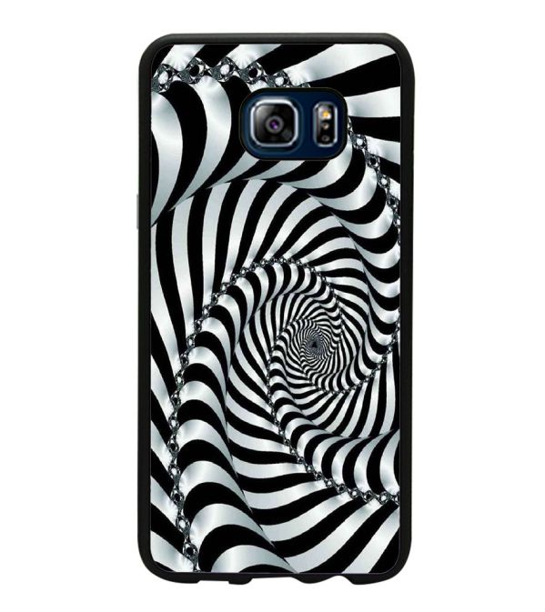 Buy Fuson Black Designer Phone Back Case Cover Samsung Galaxy Note 5 The Striped Black Spiral 3172