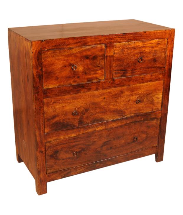 Buy Ringabell Sheesham Wood Classy Chest Of Drawers Online ₹17401