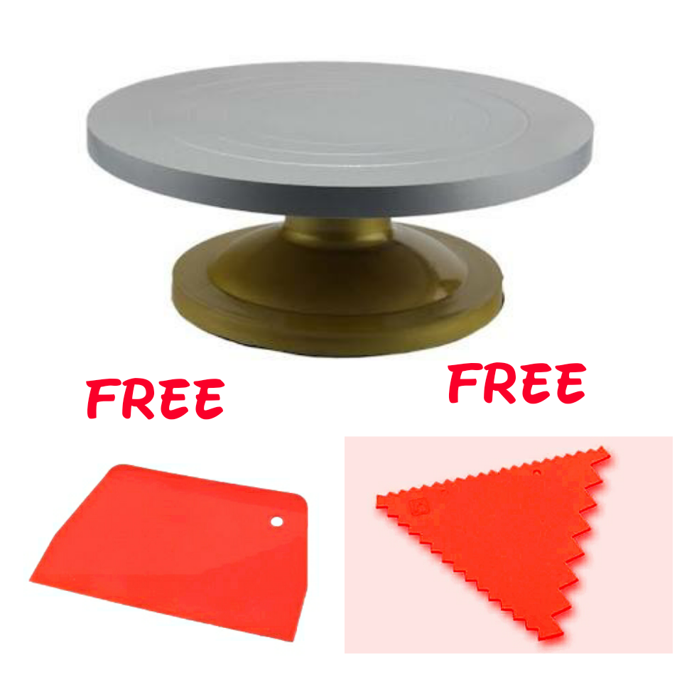 Buy Cake Turn Table Round / Cake Stand Revolving Rotating / Cake Server