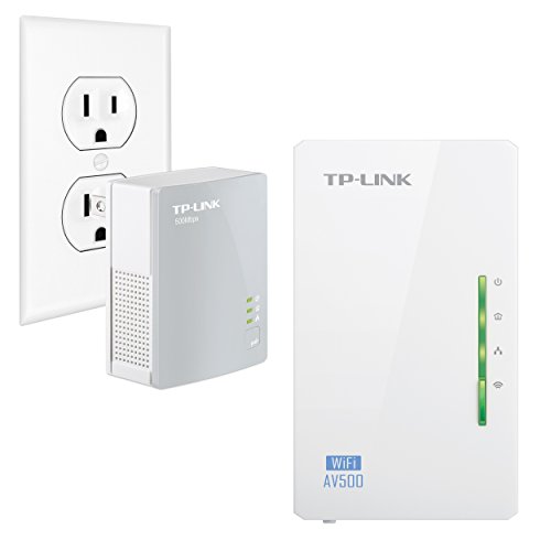 Buy TP Link AV500 Wi Fi Range Extender, Powerline Edition Starter Kit w ...
