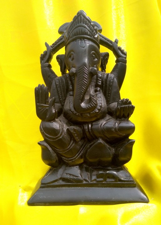 Buy Black Stone Ganesh Idol / Black Stone Ganesha Idol / Lord Ganesh