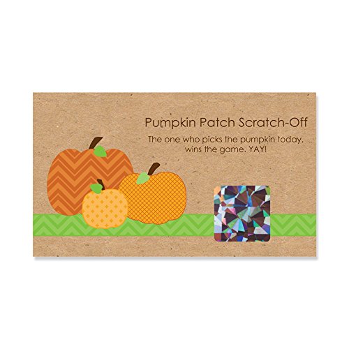 Fall Scratch Off Buy Pumpkin Patch - Fall & Thanksgiving Party Game Scratch Off Cards ...