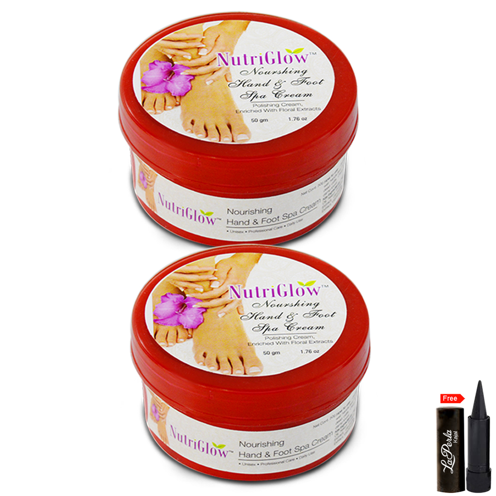 Buy Nutriglow Nourshing Hand Foot Spa Cream Polishing Cream (Pack Of 2