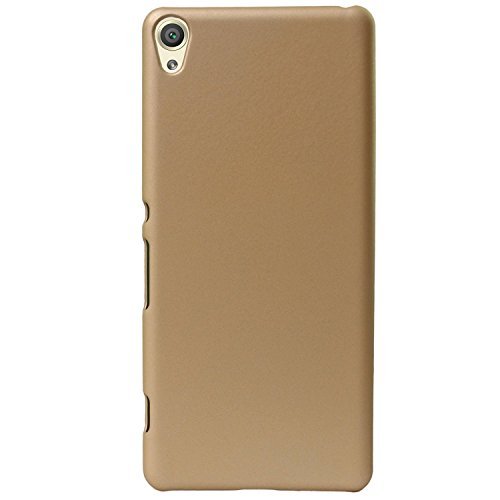 Buy Vivo Y51L Back Cover, Slim Matte Finish Rubberized Gold Golden Hard