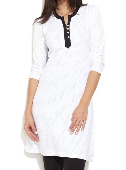 white kurti sleeves design