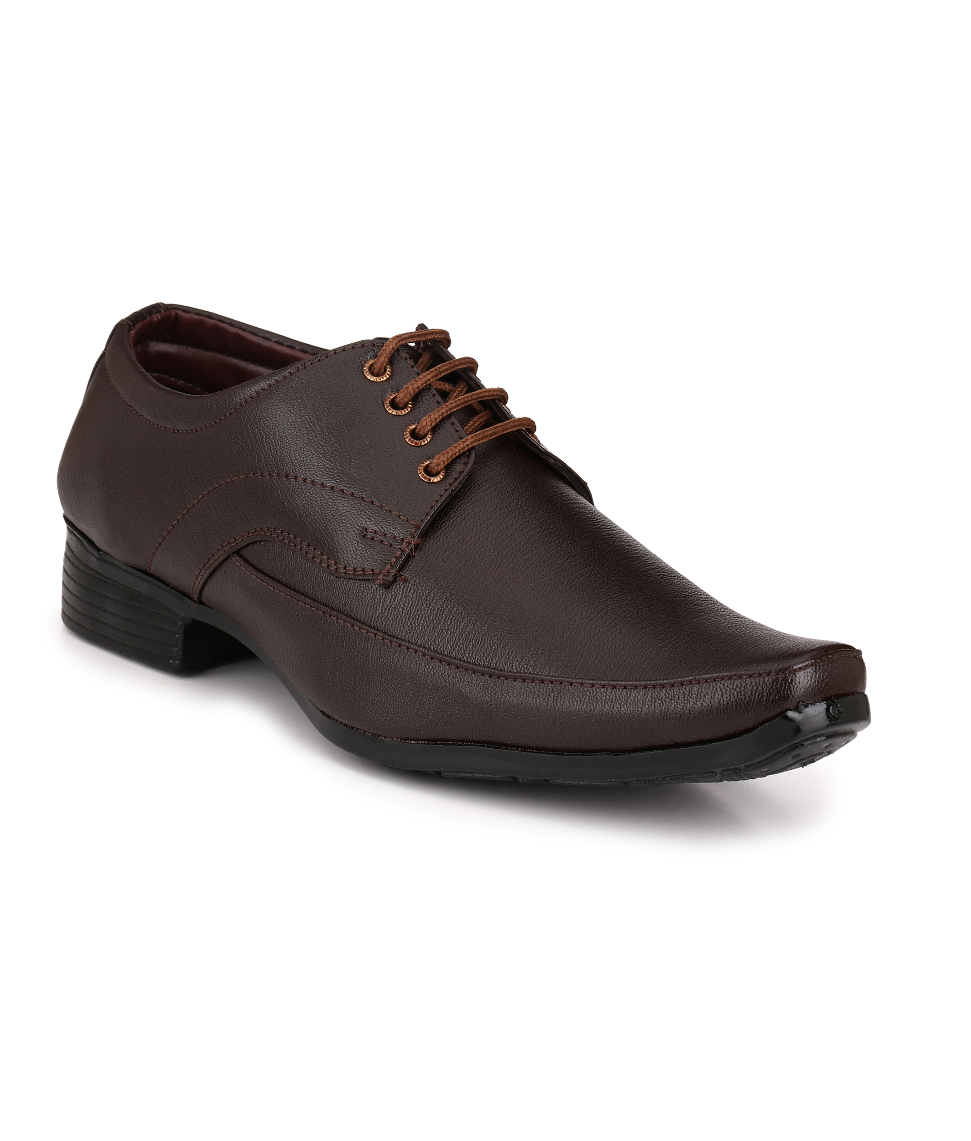 Buy Knoos Men Brown Lace-Up Formal Shoes Online @ ₹599 from ShopClues