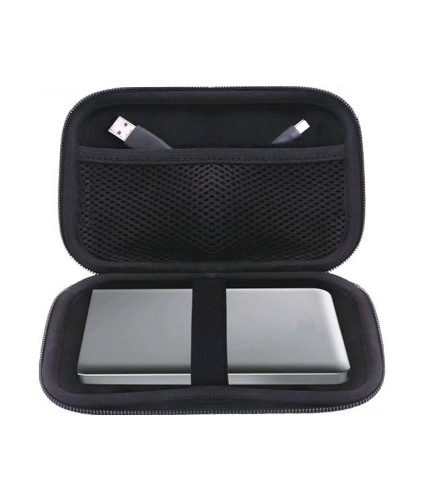 Buy HDD Hard Disk Case/Cover For External Hard Disk 2.5 Inch BLACK ...