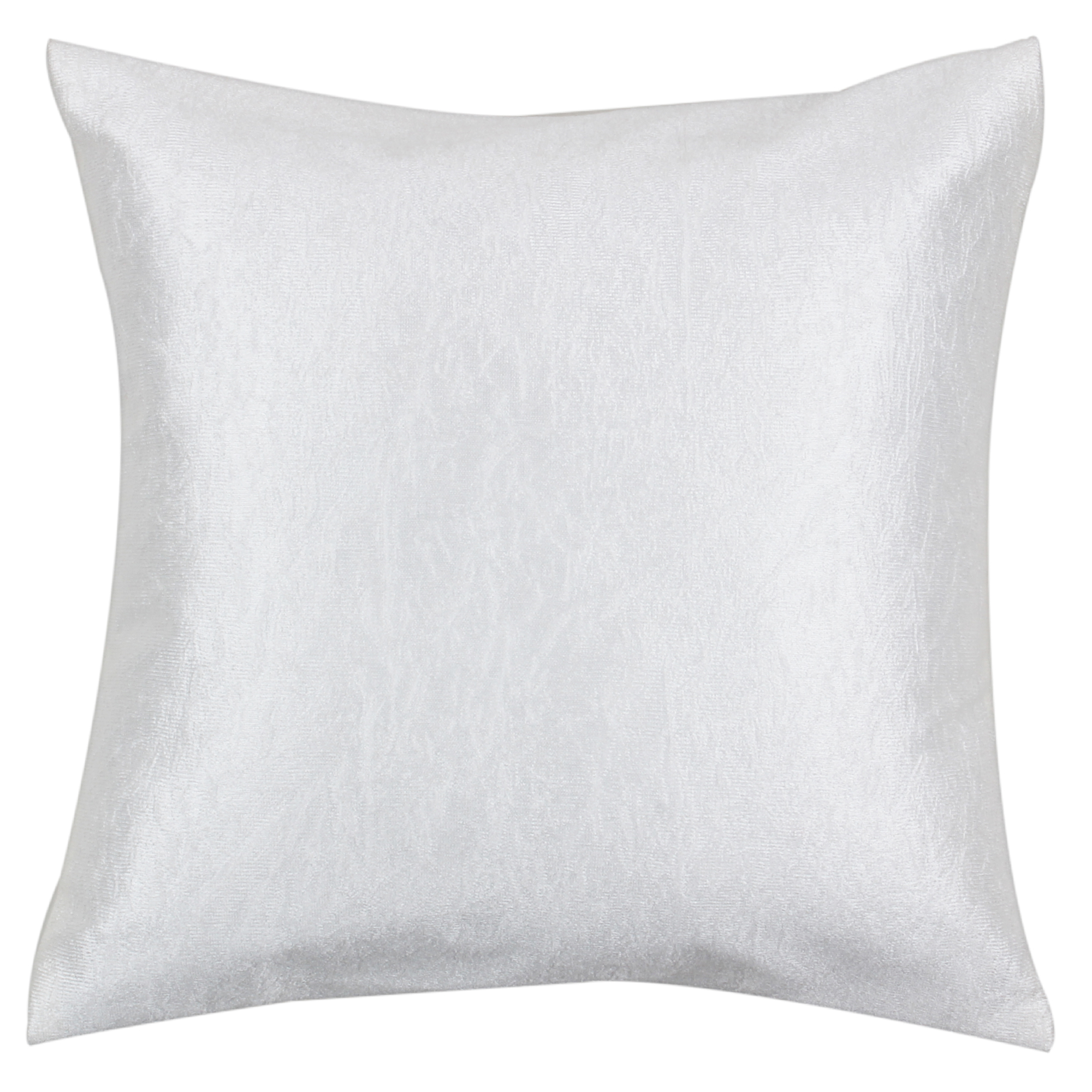 Buy JBK Arts Exclusive Plain Satin Cushion Cover (12x12 inch, White ...