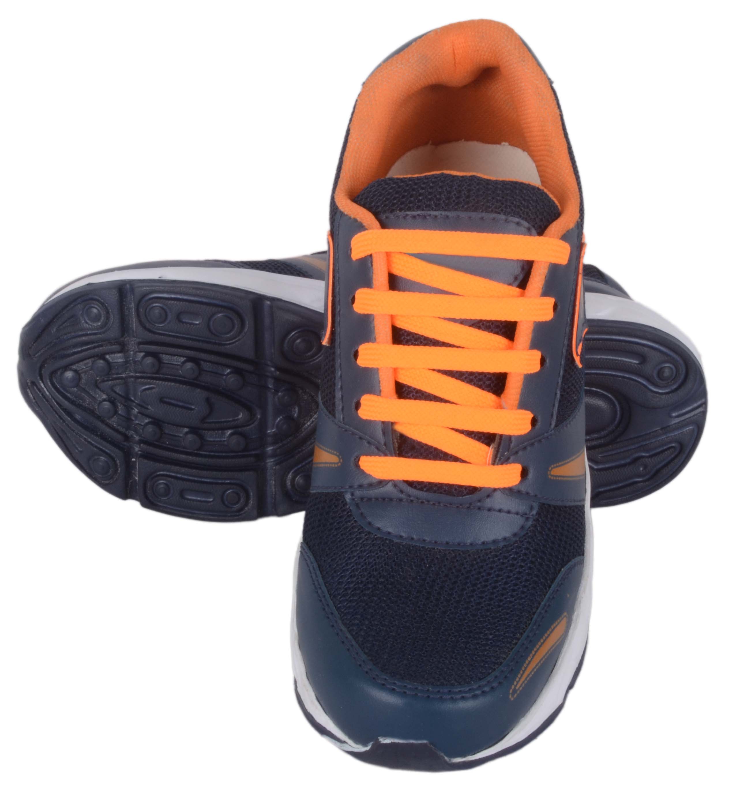 Buy JOKATOO Lunar Navy Blue and Orange Running Shoes Online ₹499 from