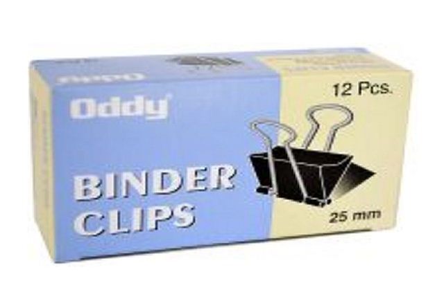 Buy Oddy Binder Clip 25mm 5 Boxes With 12 Clips Each Online ₹200 From