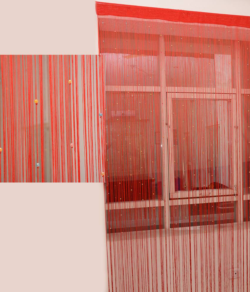 Buy AmarOverseas Set of 2 Window Beaded String Curtain Online ₹599