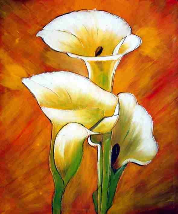 Buy Vastu-Flower Flower Painting Online @ ₹3000 from ShopClues