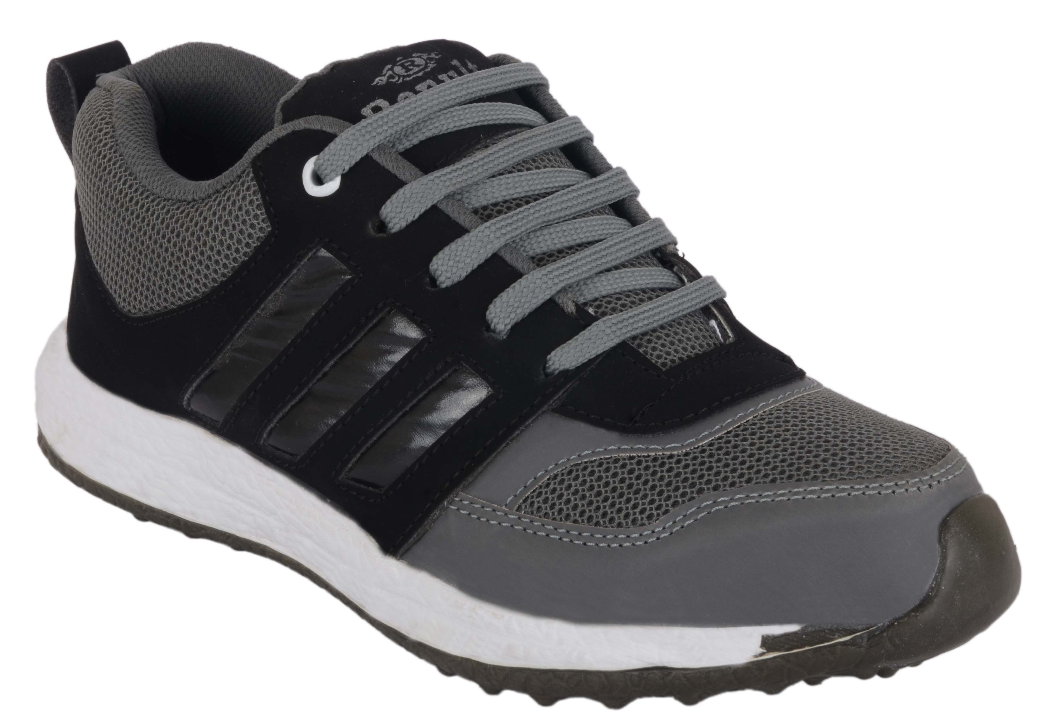 power grey running shoes for men