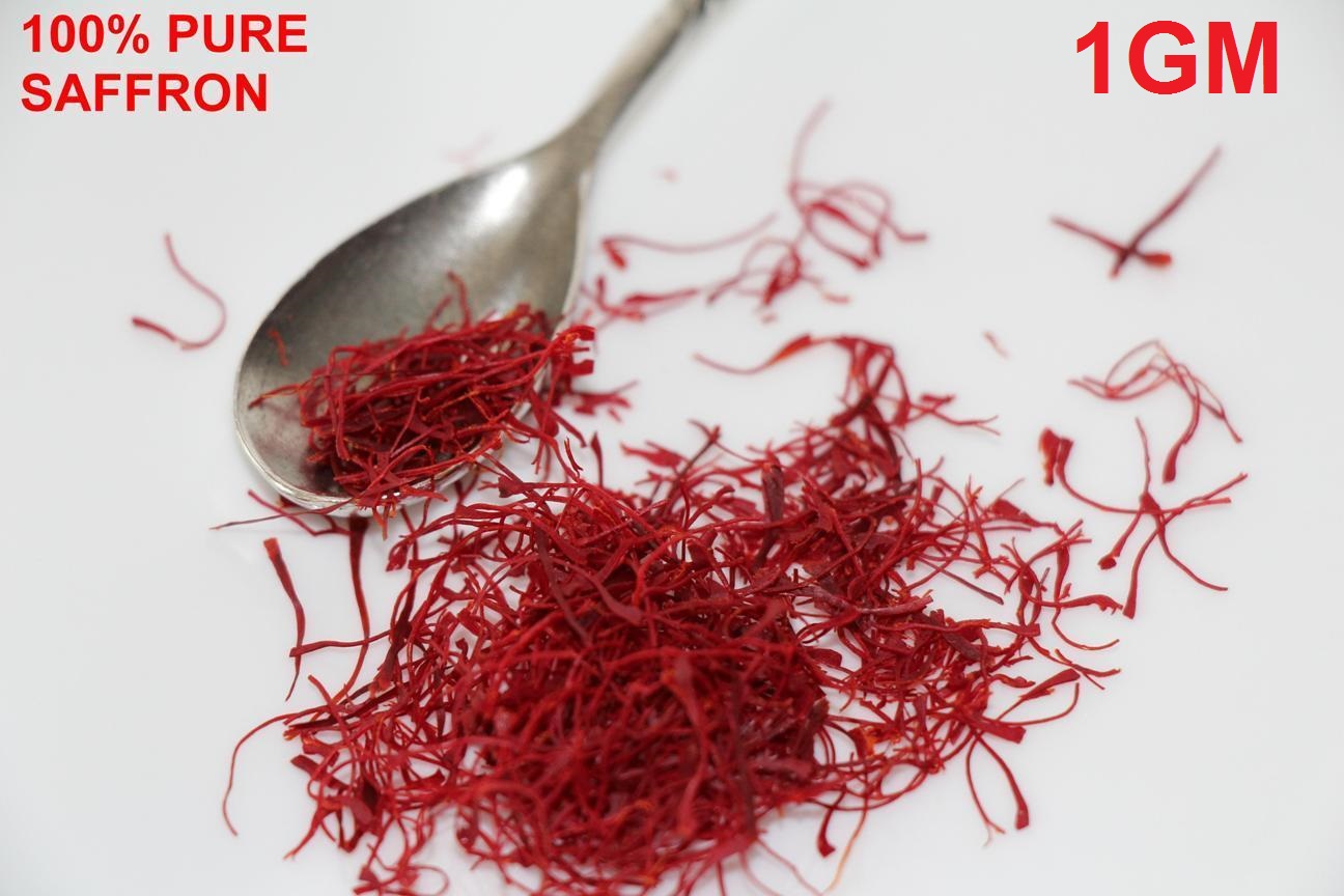 Buy Kashmir Pure Saffron Kesar 1 Gm Zafran Pure Stigma Kashmiri Premium