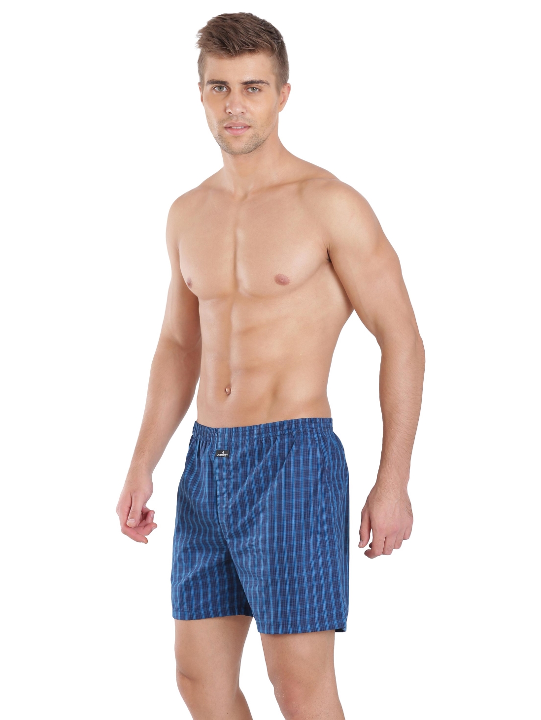 Buy Jockey Dark Assorted Checks Boxer Shorts - Style Number 1222 Online ...