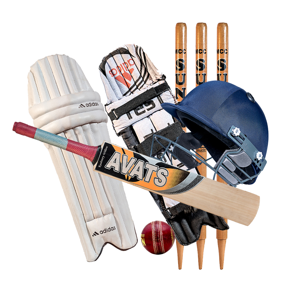 Buy Avats Cricket Kit Combo Set Of Bat Helmate Pad Ball Stump Online