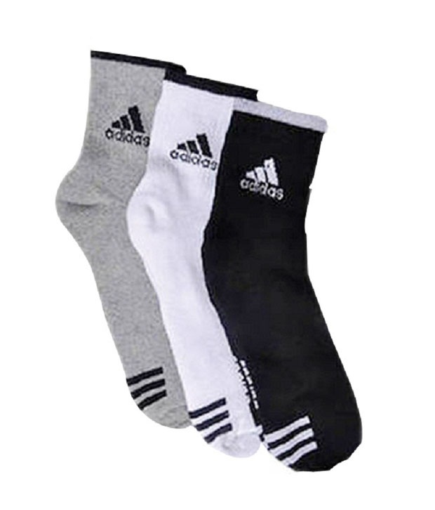 Buy Adidas Calf Length Socks Set Of 3 Pairs Online @ ₹499 from ShopClues