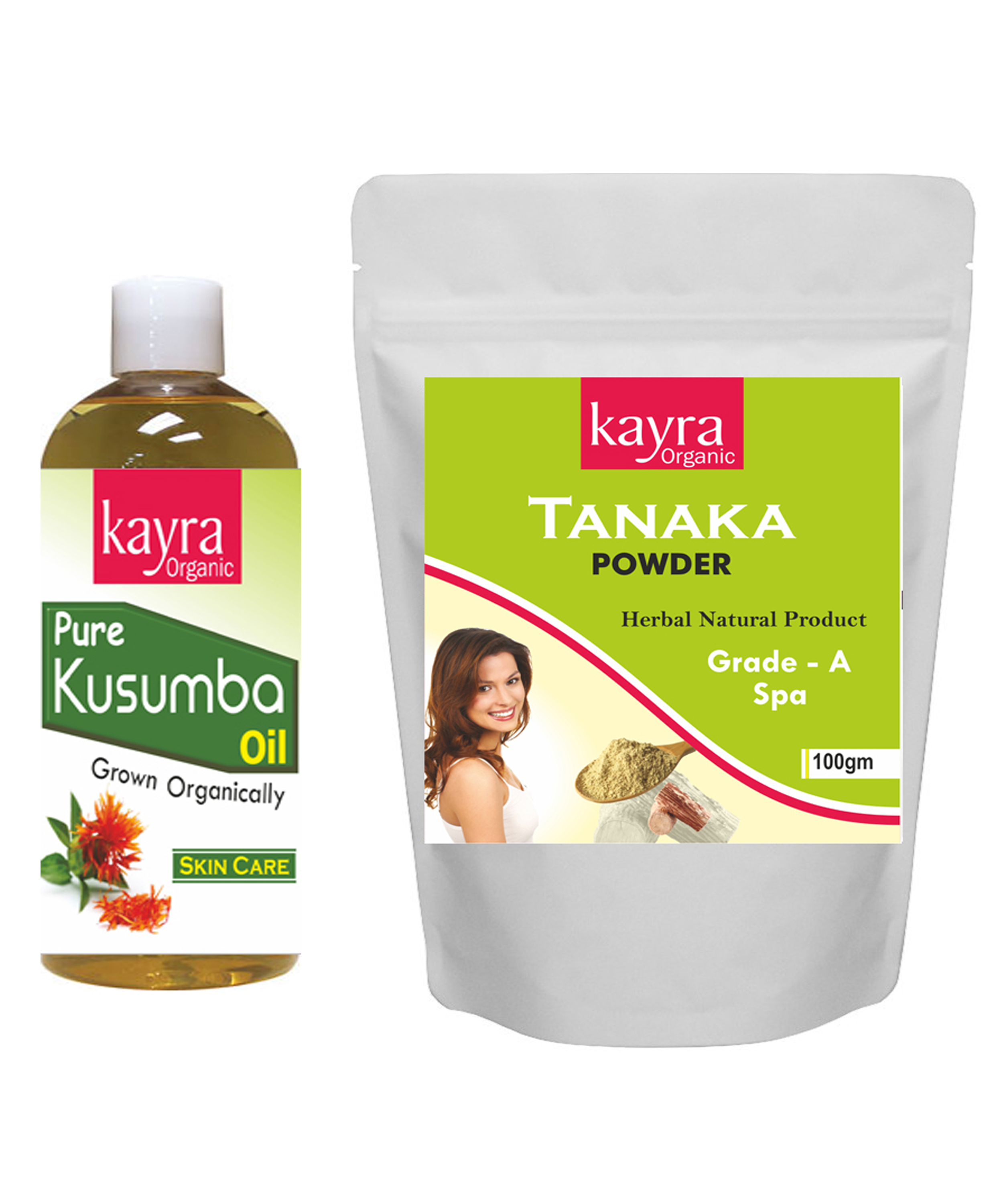 Buy Thanaka Powder 100g and Kusumba Oil 100 ml for Hair Removal