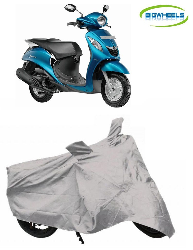 Buy Bigwheels Premium Quality Silver Matty Scooty Body Cover For Yamaha ...