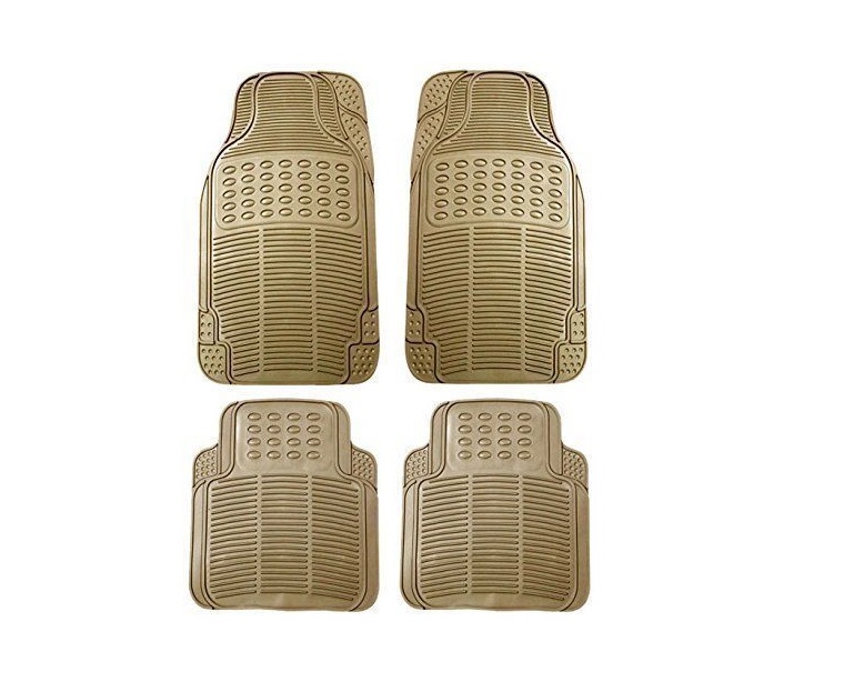 Buy NS Beige Custom Made Rubber Car Foot Mat For Tata Bolt Online