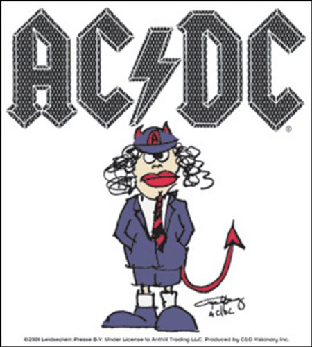 Buy Licenses Products AC/DC Cartoon Angus Sticker Online @ ₹1363 from ...