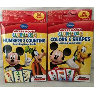 Buy MICKEY MOUSE CLUBHOUSE 2 SETS OF FLASHCARDS: NUMBERS/COUNTING ...