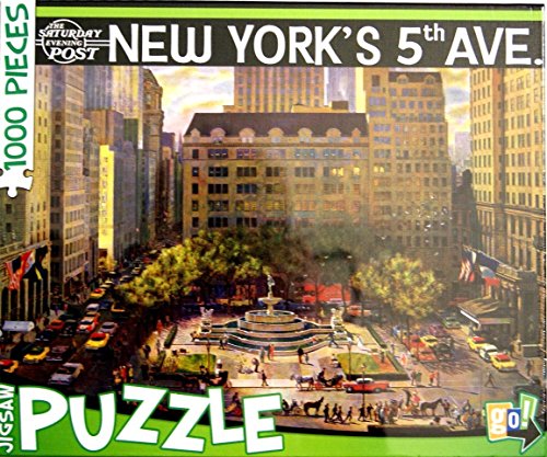 Buy THE SATURDAY EVENING POST New York's 5th Ave Jigsaw Puzzle 1000 ...