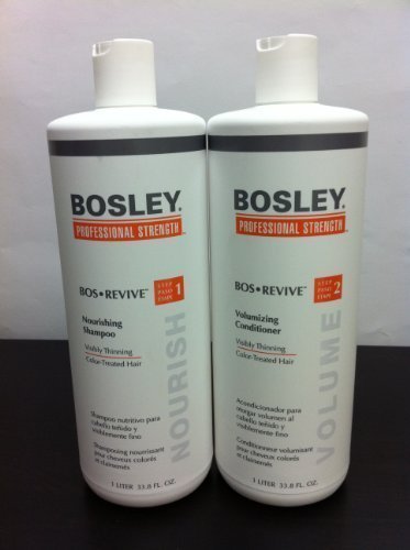 Buy Bosley Revive Shampoo And Conditioner For Visibly Thinning Color Treated Hair Liter Duo Online 6867