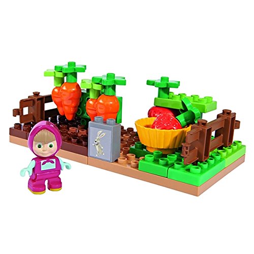 Buy Masha and the Bear Building Blocks Masha in the Garden Set Online