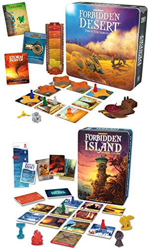 Buy Gamewright Forbidden Island and Forbidden Desert Board Games (Set ...