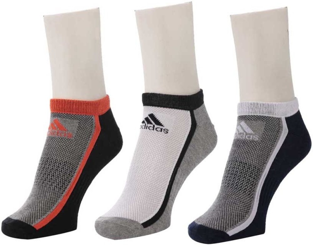 Adidas Unisex Coloured Low Cut Socks Pack Of 3