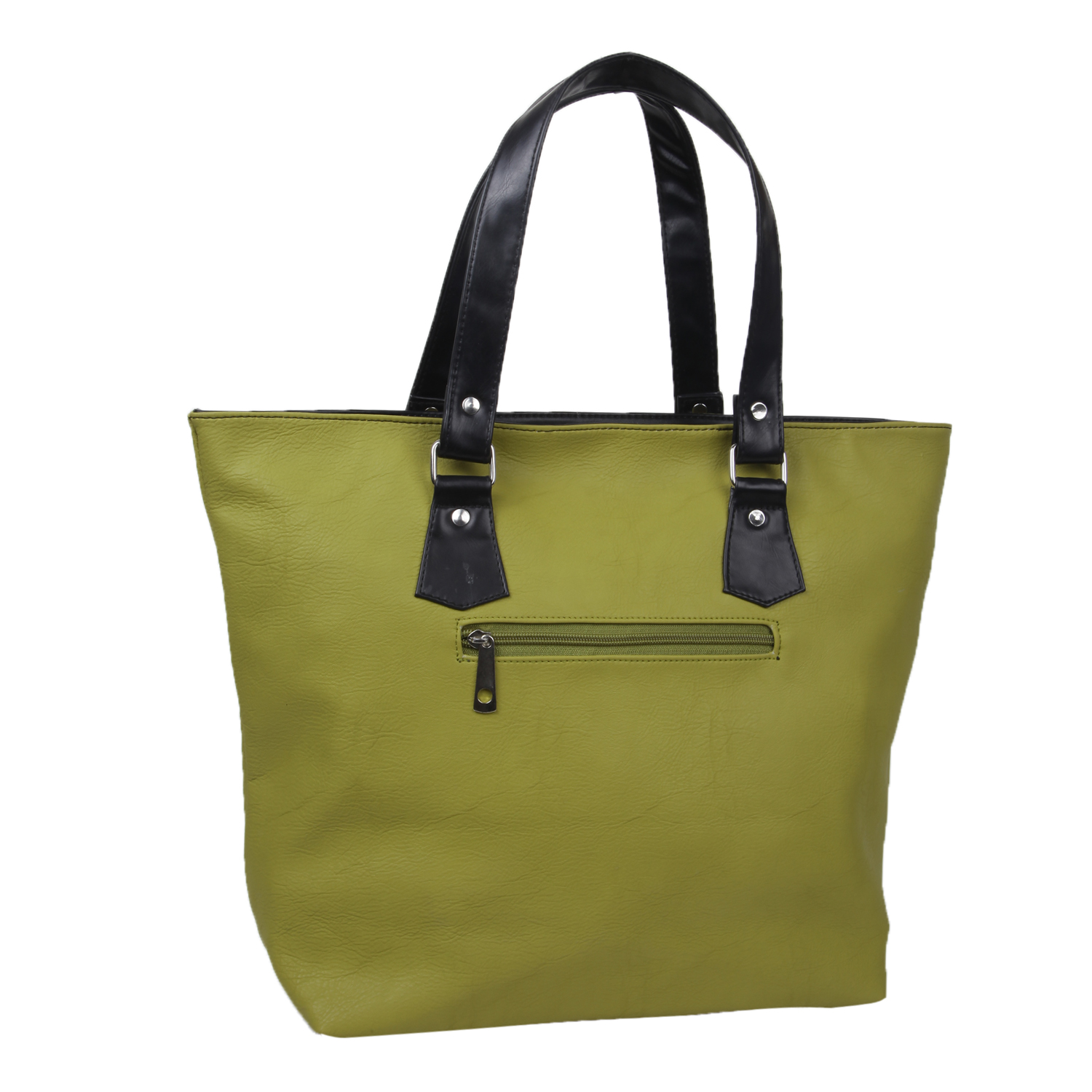 Irene Jam Button Green PU Hand Bag