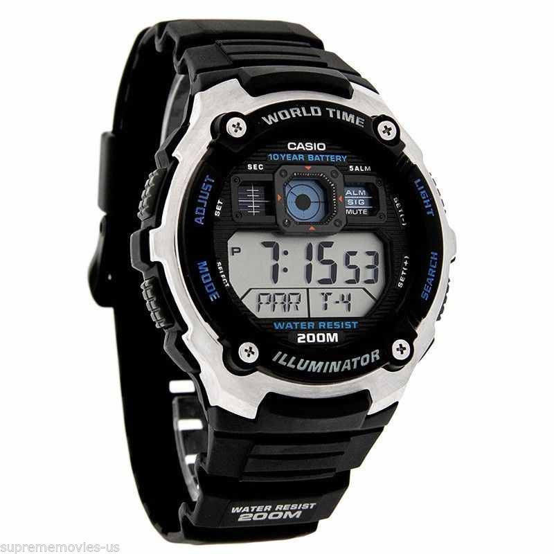 Buy NEW Casio Kids W 214HC 1AVCF Black Resin Digital Watch FREE SHIPPING Online ₹2606 from