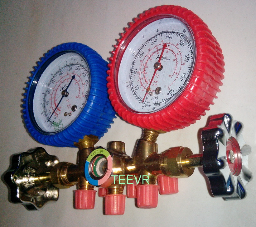 A.C. MANIFOLD GAUGE SET, TestKit for freon in Air conditioning Car Truck